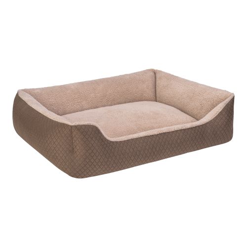 Pet Comfort Bravo Duo Köpek Yatağı Kahverengi/Bej L 90x70cm