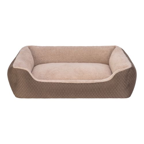 Pet Comfort Bravo Duo Köpek Yatağı Kahverengi/Bej L 90x70cm