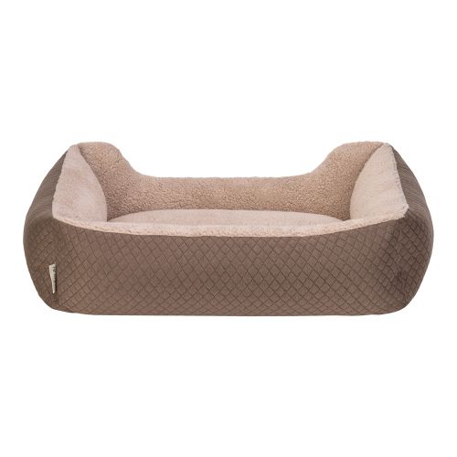 Pet Comfort Bravo Duo Köpek Yatağı Kahverengi/Bej M 75x60cm