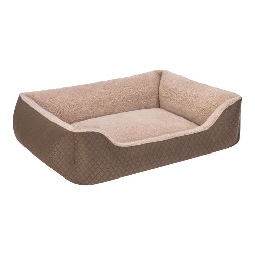 Pet Comfort Bravo Duo Köpek Yatağı Kahverengi/Bej M 75x60cm